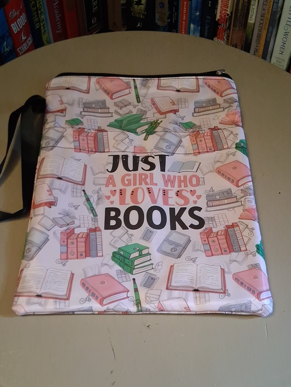 Just a Girl Who Loves Book Book Sleeve